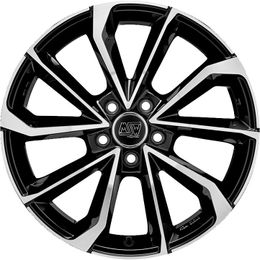 MSW 42 Gloss Black Full Polished R17 5x120.00 ET50 CB65.10 J7.5