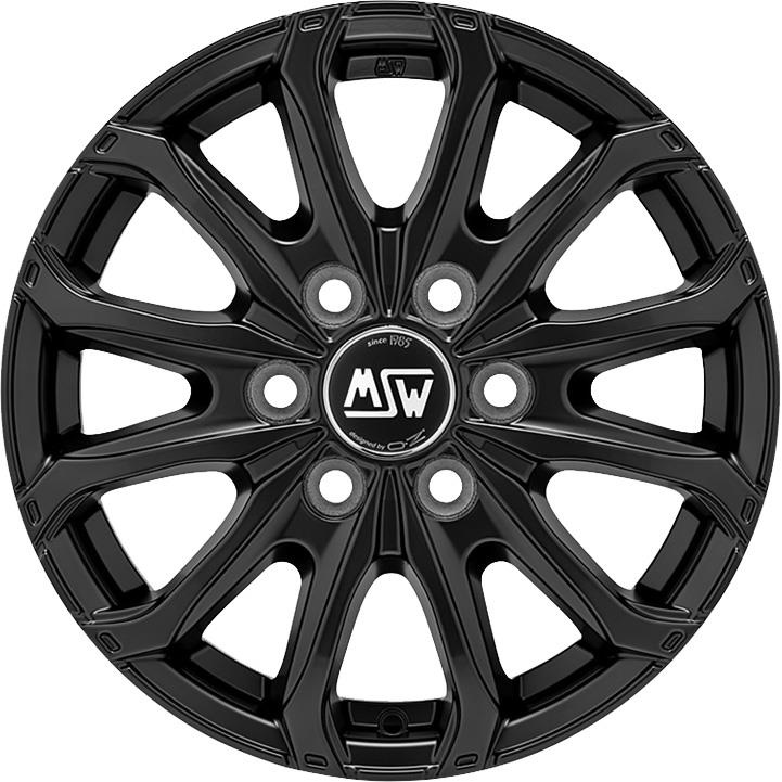 MSW 48 Van 6 Holes Matt Black R16 6x125.00 ET68 CB74.10 J6.5