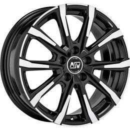 MSW 79 Gloss Black Full Polished R16 5x114.30 ET32 CB66.10 J6.5