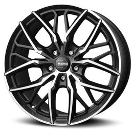 MOMO Spider Matt Black Polished R19 5x114.30 ET45 CB72.30 J8.5
