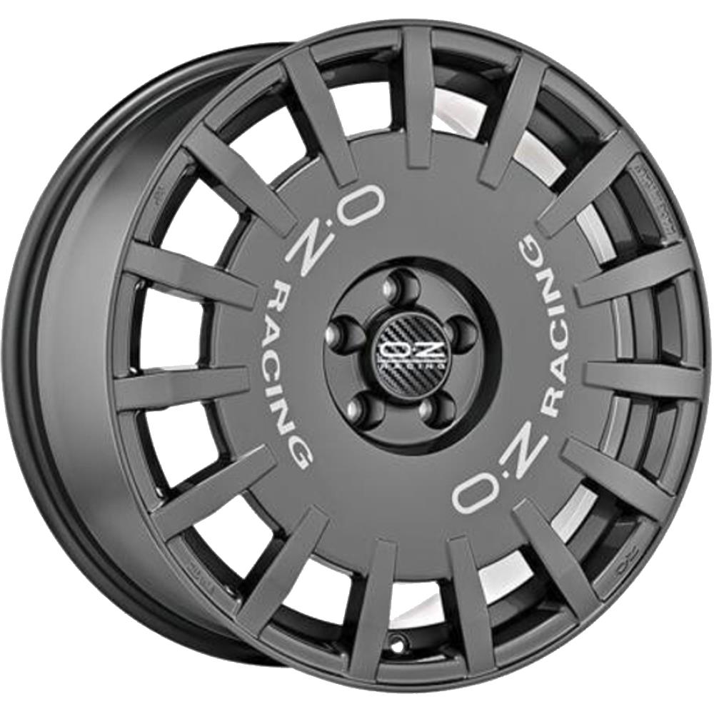 OZ RACING Rally Racing Dark Graphite Silver Lettering R17 5x112.00 ET45 CB75.00 J8.0