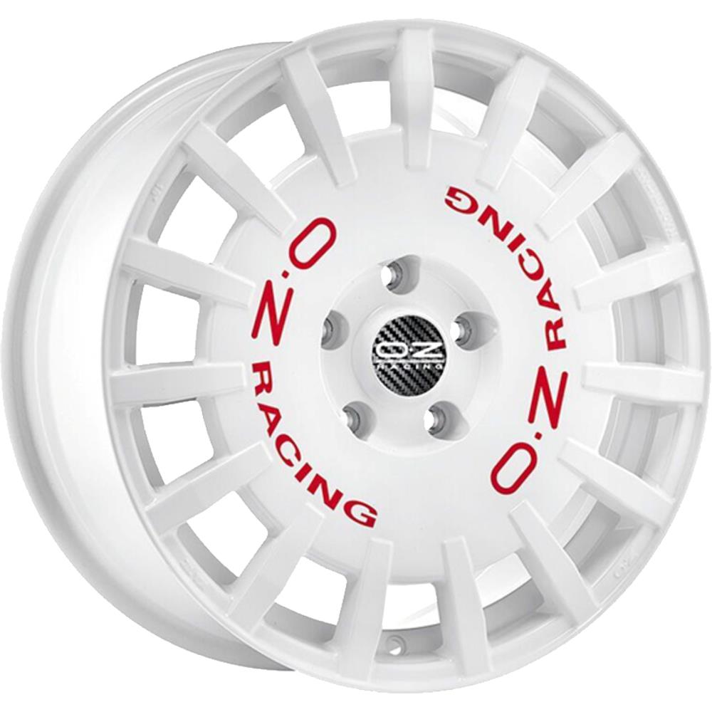 OZ RACING Rally Racing Race White Red Lettering R17 5x112.00 ET45 CB75.00 J8.0