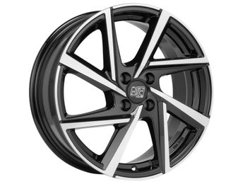 MSW 80-4 Gloss Black Full Polished R15 4x100.00 ET35 CB63.30 J6.0
