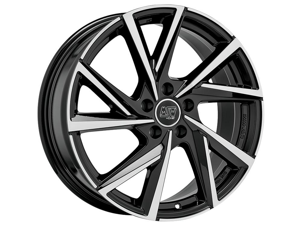 MSW 80-5 Gloss Black Full Polished R17 5x112.00 ET46 CB57.10 J7.0