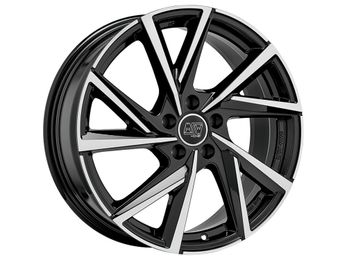 MSW 80-5 Gloss Black Full Polished R17 5x112.00 ET37 CB57.10 J7.0