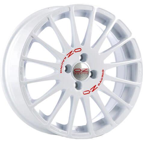 OZ RACING Superturismo WRC Race White Red Lettering R16 4x108.00 ET25 CB65.10 J7.0