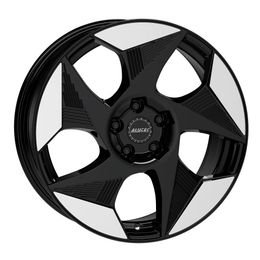 ALUTEC Solar Diamond Black Frontpolished R19 5x112.00 ET45 CB57.10 J8.0
