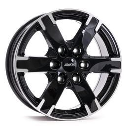 ALUTEC Titan Diamond Black Frontpolished R16 6x114.30 ET45 CB66.10 J7.0