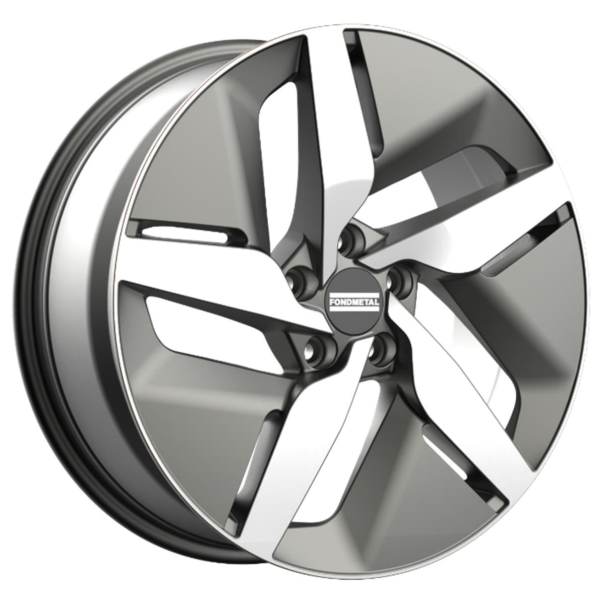 FONDMETAL e-Joule Glossy Titanium Machined R20 5x112.00 ET28 CB66.60 J9.0