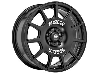 SPARCO Terra Matt Black White Lettering R18 5x120.00 ET45 CB65.10 J8.0