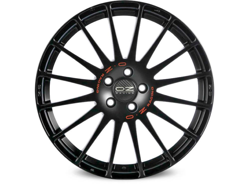 OZ RACING Superturismo GT Matt Black Red Lettering R17 5x112.00 ET35 CB75.00 J7.5