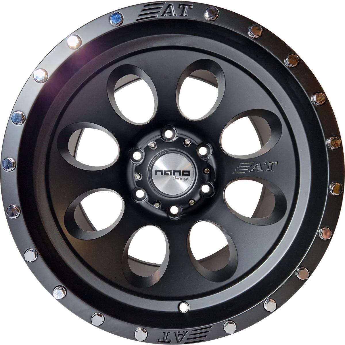 NANO 5187 Full Matt Black R16 6x139.70 ET-15 CB110.10 J8.5