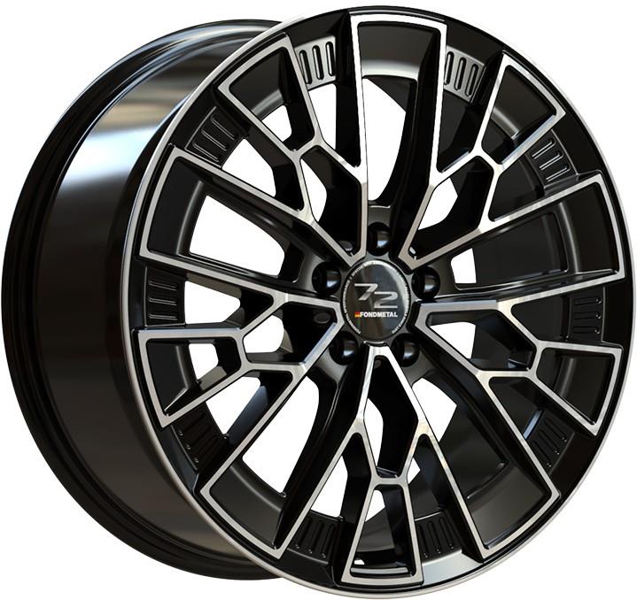 FONDMETAL 1972 Glossy Black Machined R20 5x112.00 ET41 CB66.60 J9.0