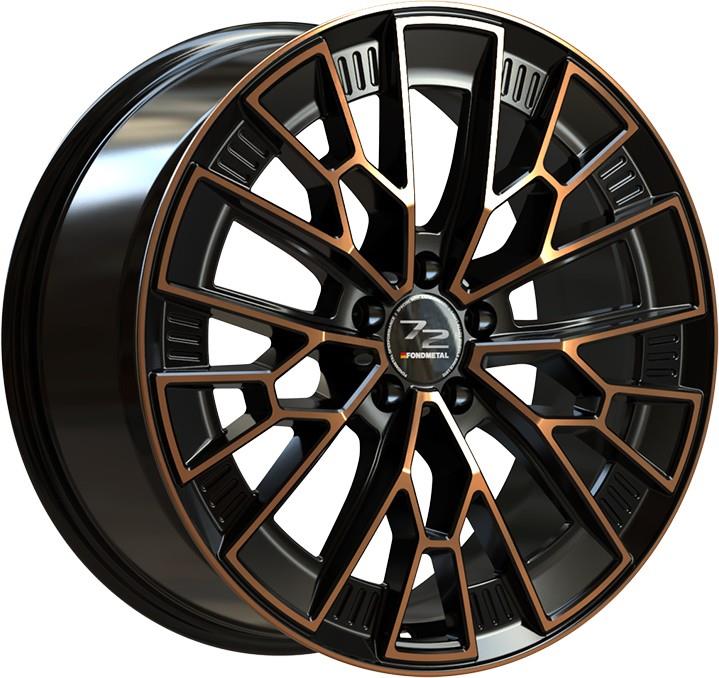 FONDMETAL 1972 Black Clearcoat Matt Bronze Machined R20 5x112.00 ET57 CB66.60 J10.5