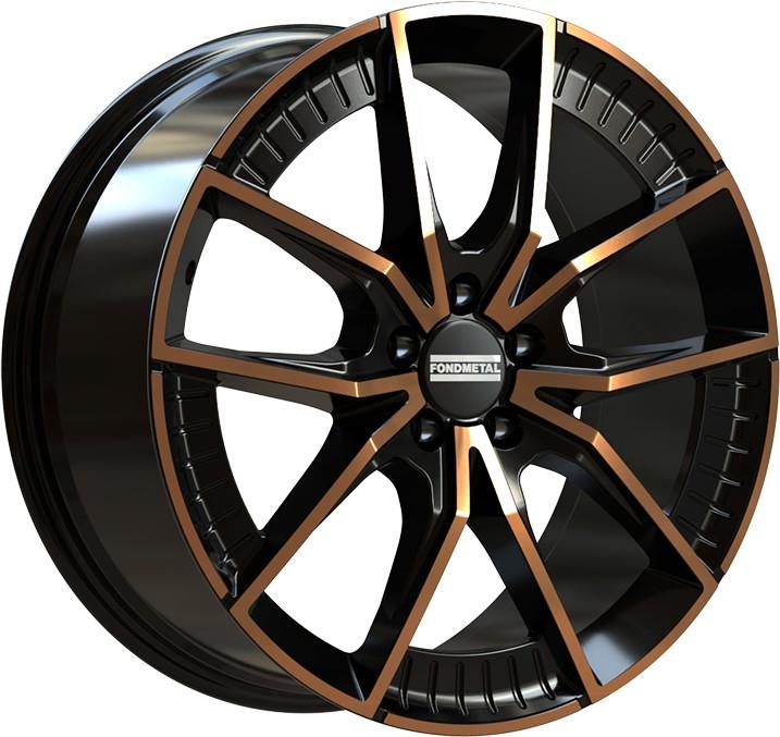 FONDMETAL Elatha Black Clearcoat Matt Bronze Machined R19 5x112.00 ET45 CB66.60 J8.5