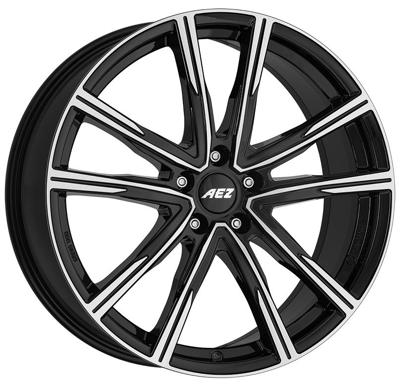 AEZ Montreal dark Black Polished R19 5x114.30 ET38 CB71.60 J7.5