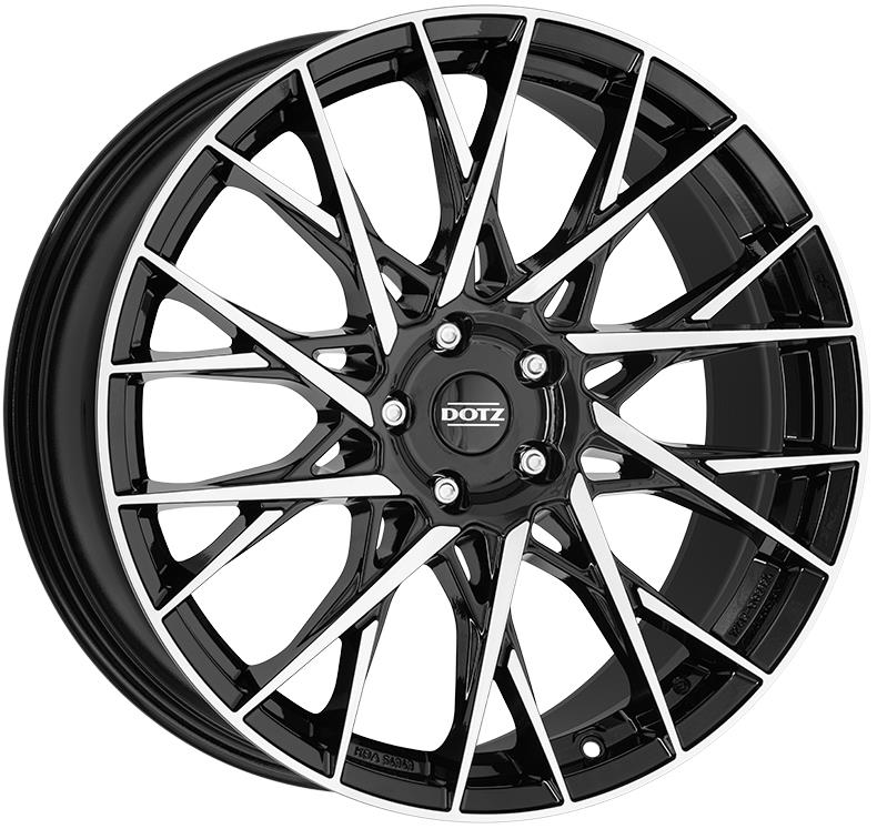 DOTZ Fuji dark Black Polished R18 4x100.00 ET45 CB60.10 J7.5