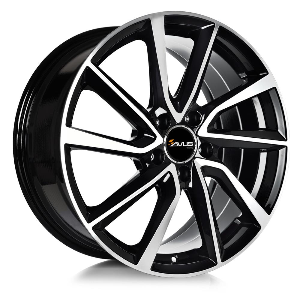 AVUS AC-518 Black Polished R17 5x108.00 ET50 CB63.40 J7.0