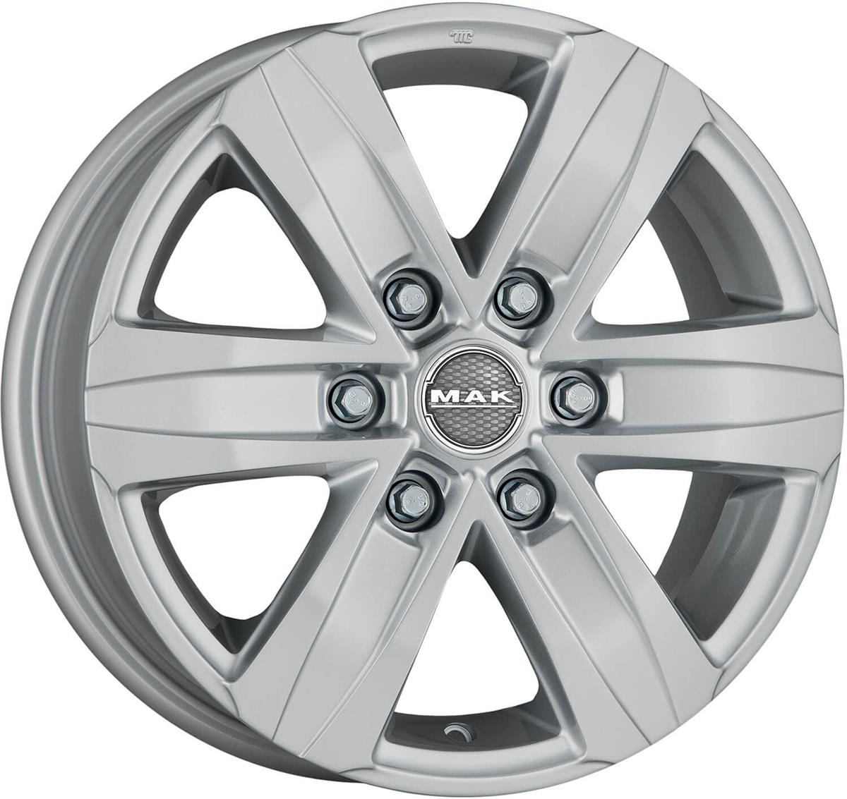 MAK Stone 6 Silver R17 6x139.70 ET55 CB93.10 J7.5