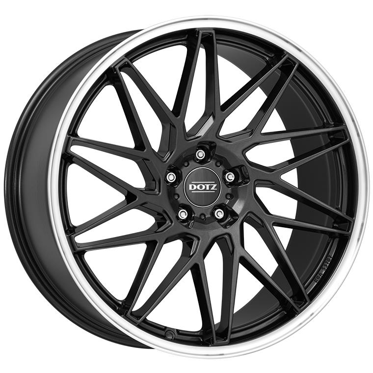 DOTZ Tanaka dark Gunmetal Polished Lip R20 5x120.00 ET30 CB72.60 J9.0