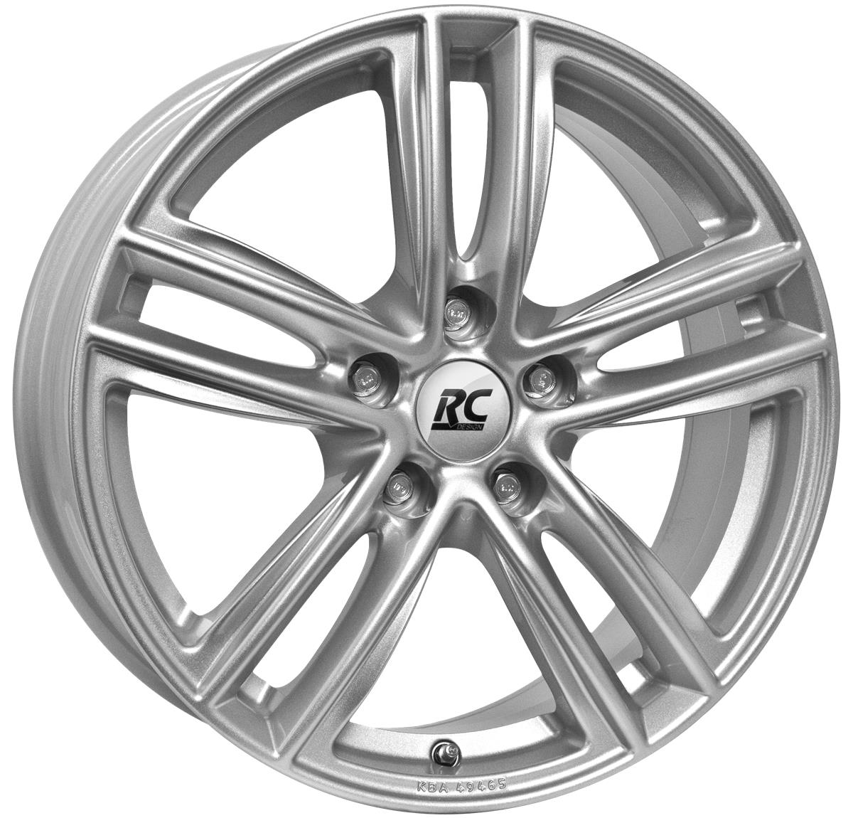 RC DESIGN RC27 Crystal Silver (ks) R18 5x105.00 ET38 CB56.60 J7.0