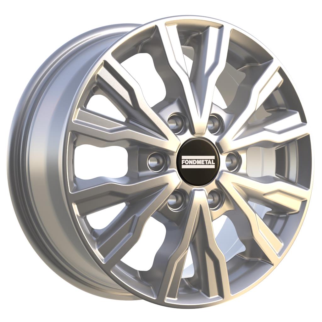 FONDMETAL PRO2 Glossy Silver R16 6x130.00 ET54 CB84.10 J6.5