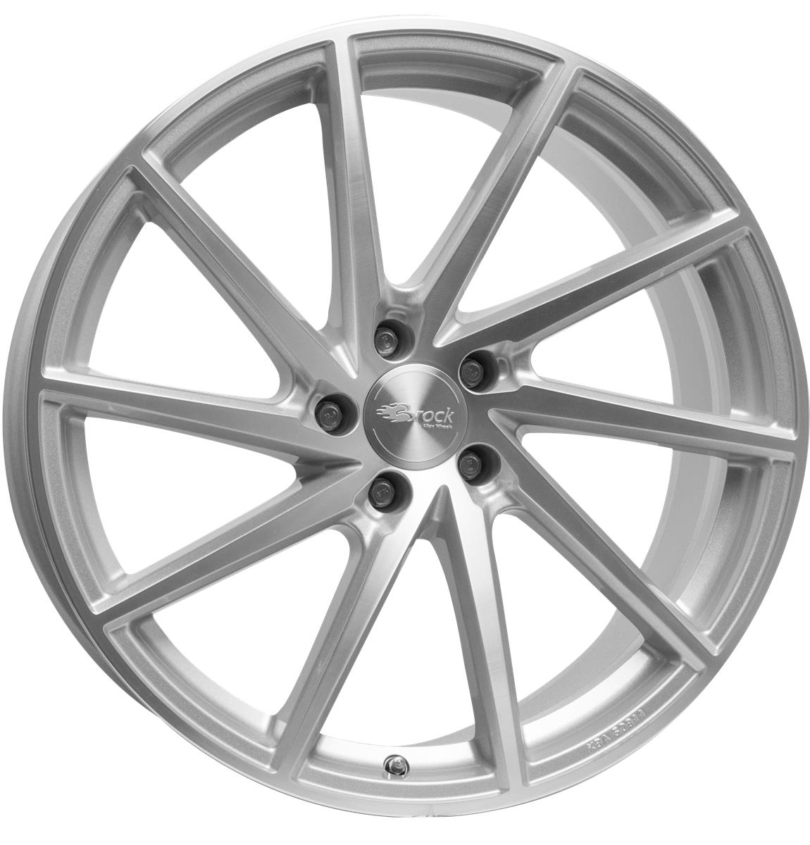 BROCK B37 Crystal Silver Polished (ksvp) R19 5x114.30 ET45 CB72.60 J8.5