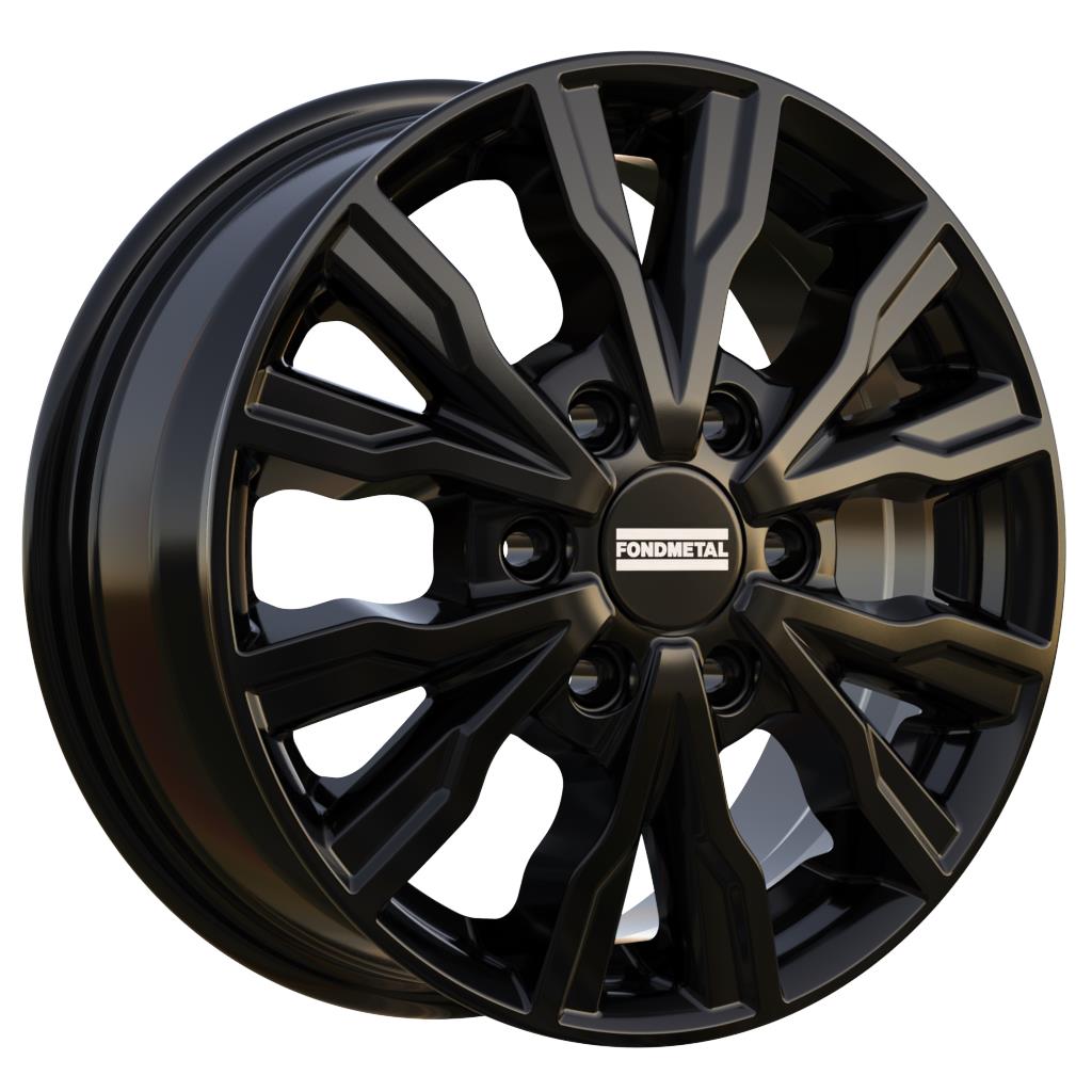 FONDMETAL PRO2 Glossy Black R17 6x130.00 ET50 CB84.10 J7.0