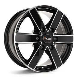 AVUS AC-V61 Black Polished R16 6x125.00 ET68 CB74.10 J6.5