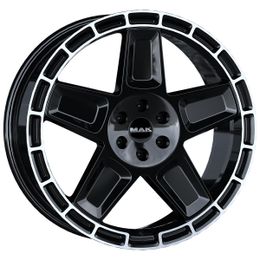 MAK Trek Gloss Black Mirror Ring R20 5x108.00 ET38 CB63.40 J9.0