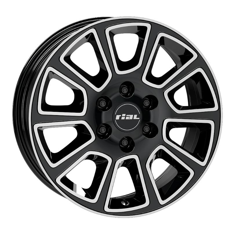 RIAL Transporter 2 Diamond Black Frontpolished R17 6x130.00 ET50 CB84.10 J7.0