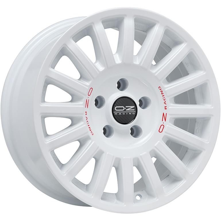 OZ RACING Rally Raid Race White Red Lettering R18 5x130.00 ET48 CB71.60 J8.5