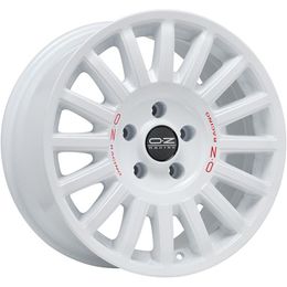 OZ RACING Rally Raid Race White Red Lettering R18 5x130.00 ET48 CB71.60 J8.5