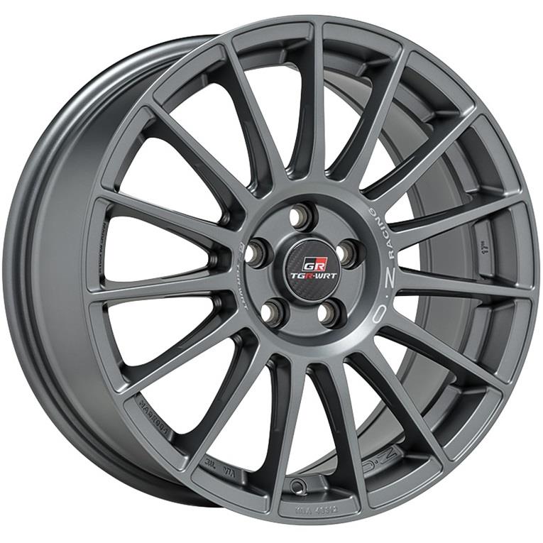 OZ RACING Superturismo TGR-WRT Matt Graphite + Silver Lettering R18 5x114.30 ET38 CB75.00 J8.0