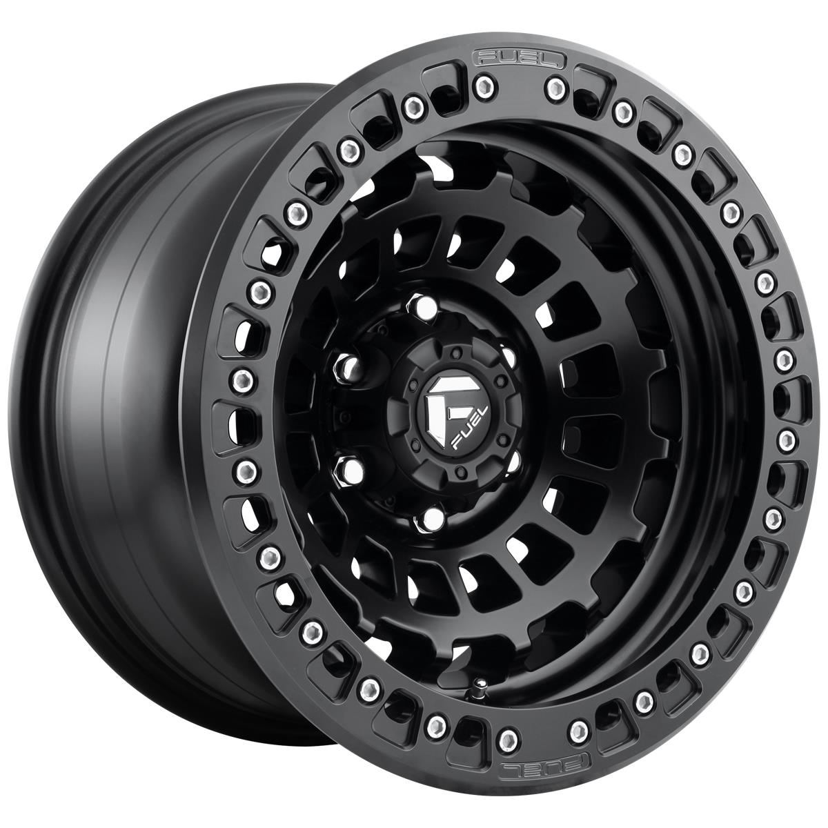 FUEL D101 Zephyr Beadlock Matte Black R17 6x139.70 ET-15 CB106.10 J9.0