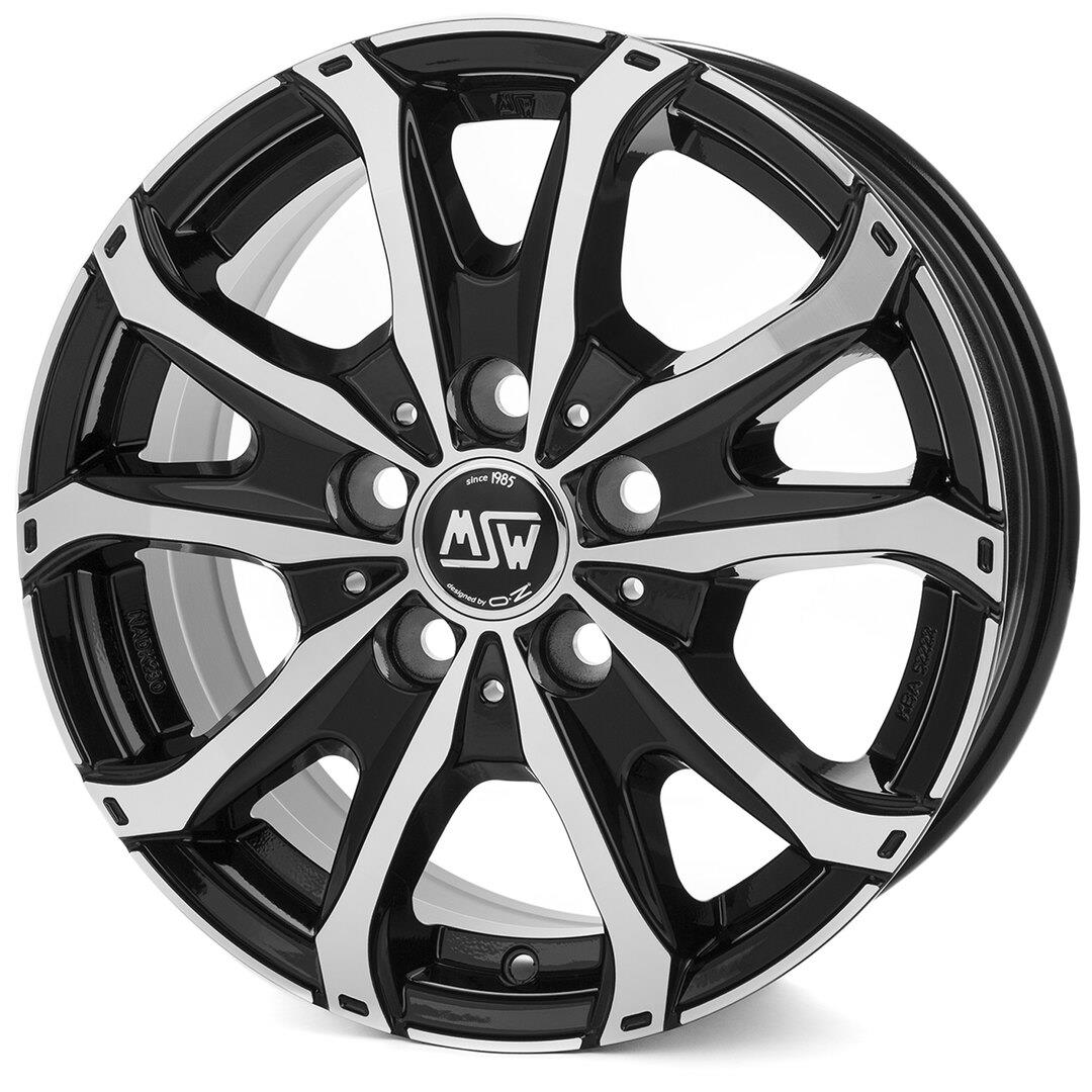 MSW 48 Van Gloss Black Full Polished R18 5x160.00 ET48 CB65.10 J7.5