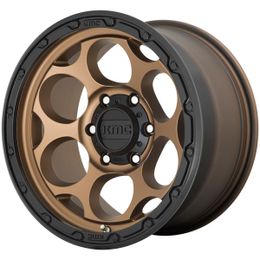 KMC KM541 Dirty Harry Matte Bronze With Black Lip R18 6x139.70 ET0 CB106.10 J8.5