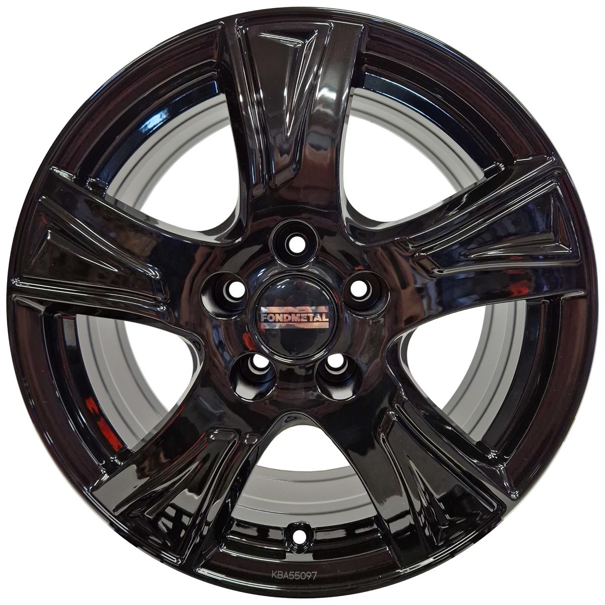 FONDMETAL PRO1 Glossy Black R16 5x108.00 ET42 CB65.10 J6.5