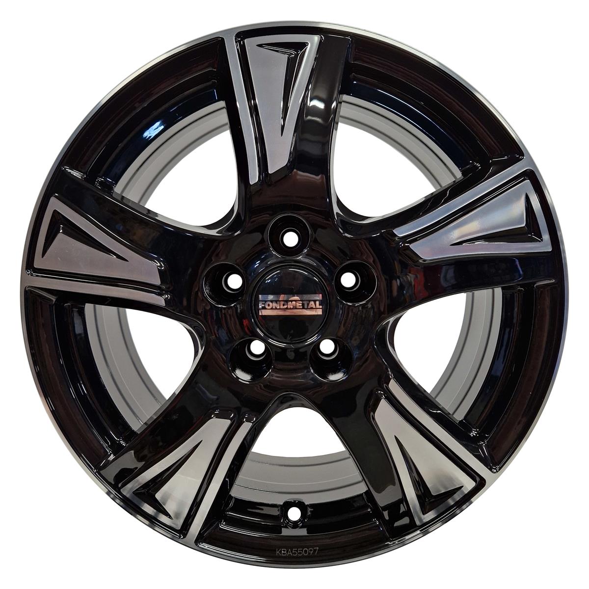 FONDMETAL PRO1 Glossy Black Machined R16 5x108.00 ET42 CB65.10 J6.5
