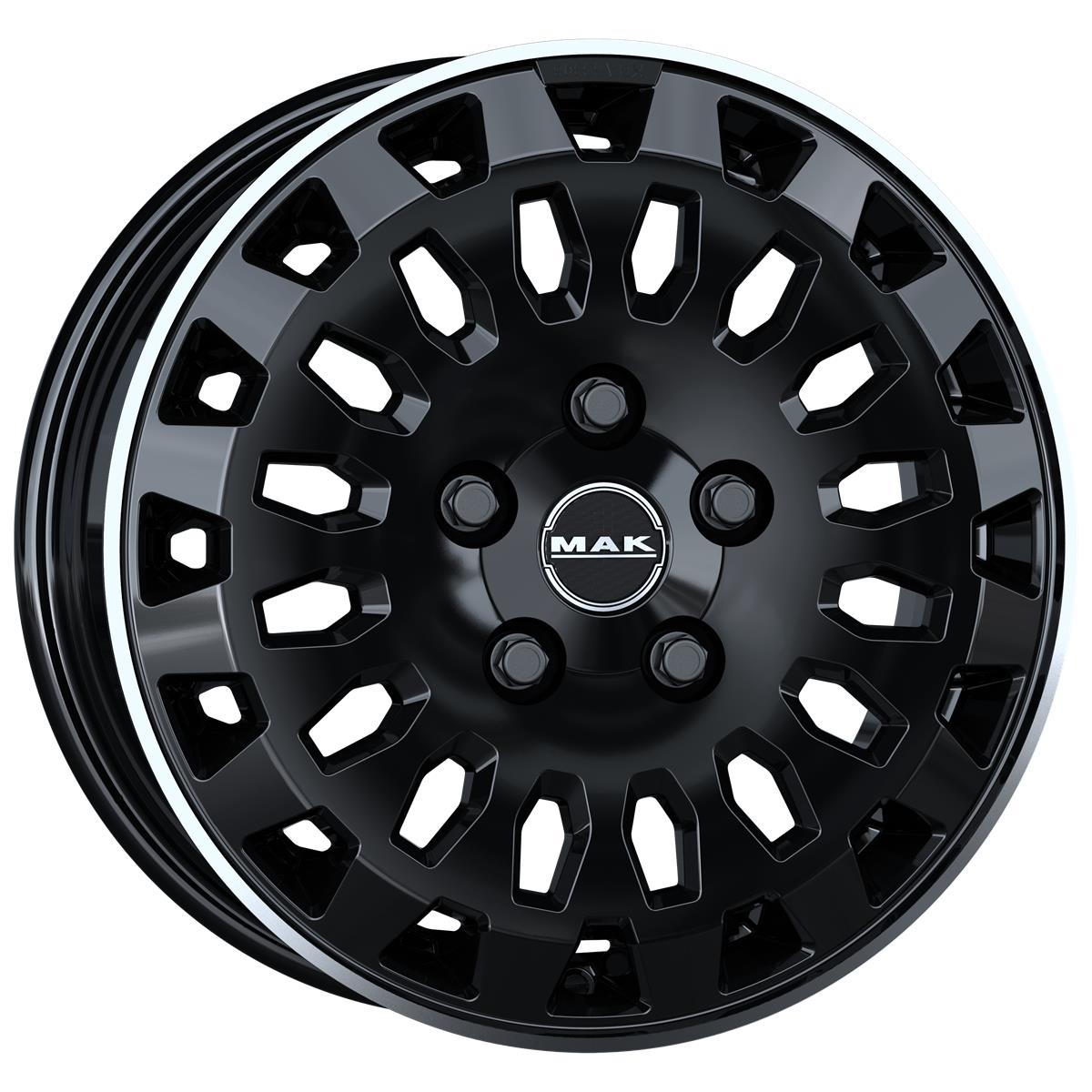 MAK Overland Gloss Black Mirror Ring R17 6x120.00 ET50 CB74.50 J7.0