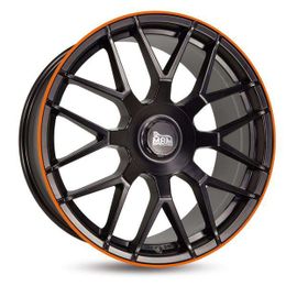 MAM LEICHTMETALLRäDER GT1 Matt Black Lip Orange (MBLO) R19 5x112.00 ET30 CB66.60 J9.5