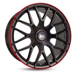 MAM LEICHTMETALLRäDER GT1 Matt Black Lip Red (MBLR) R19 5x112.00 ET30 CB66.60 J9.5
